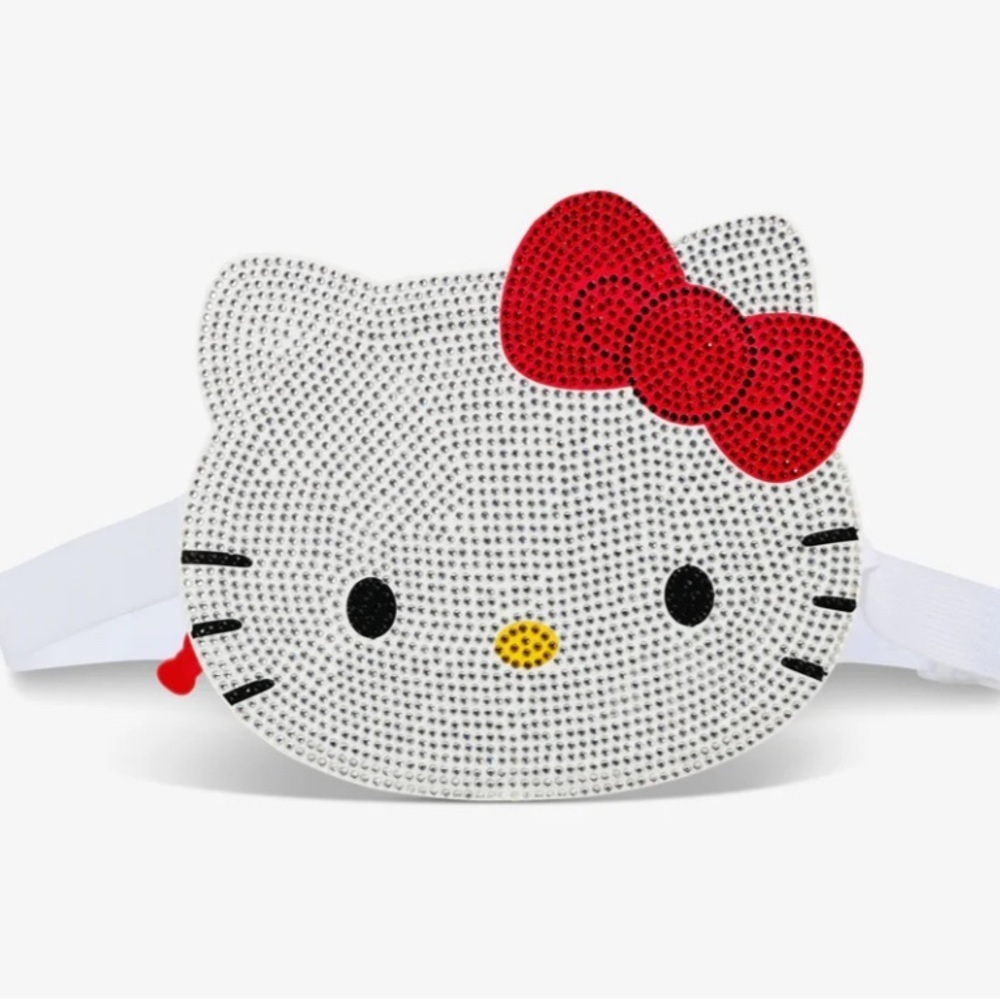 Hello Kitty Sequined Crossbody Bag 4 Can Insulated Igloo Cooler NWT